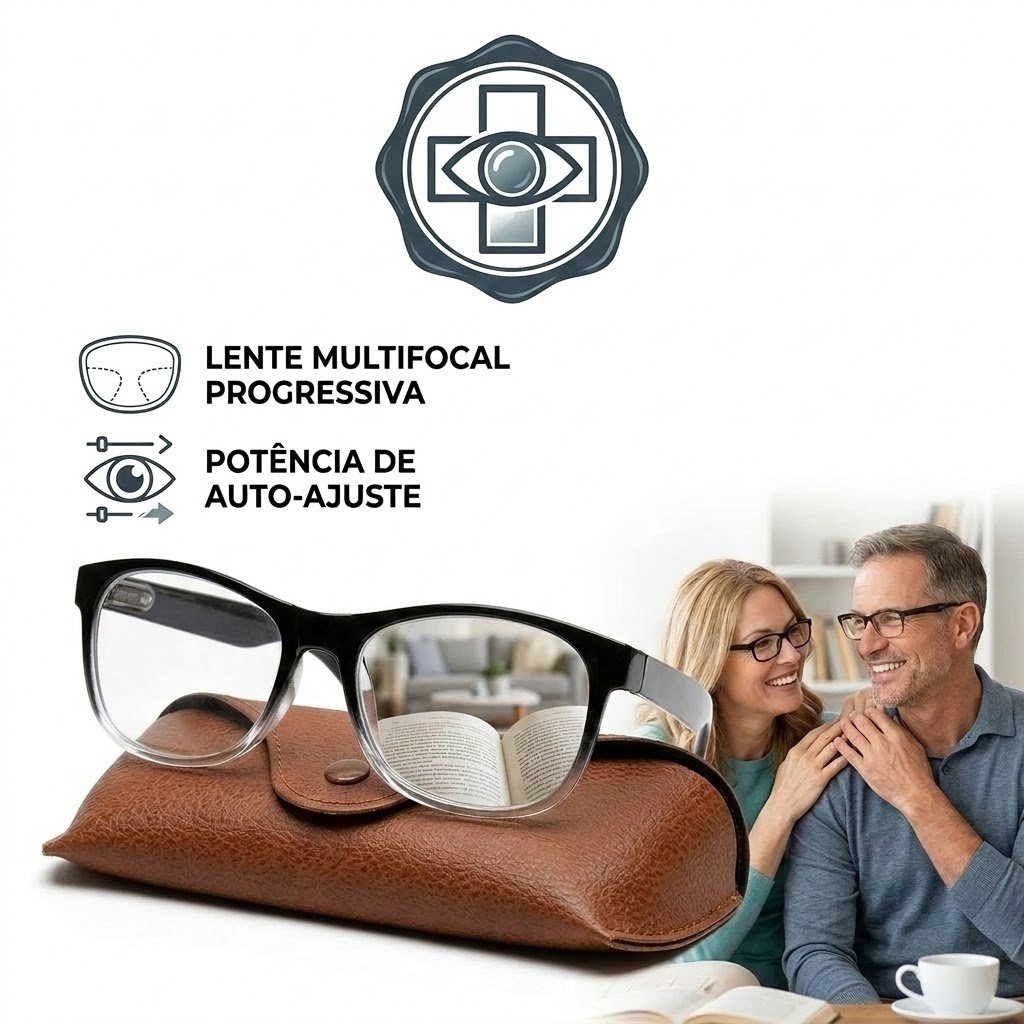 OnePower Readers — óculos de leitura com tecnologia FlexFocus auto-ajustável