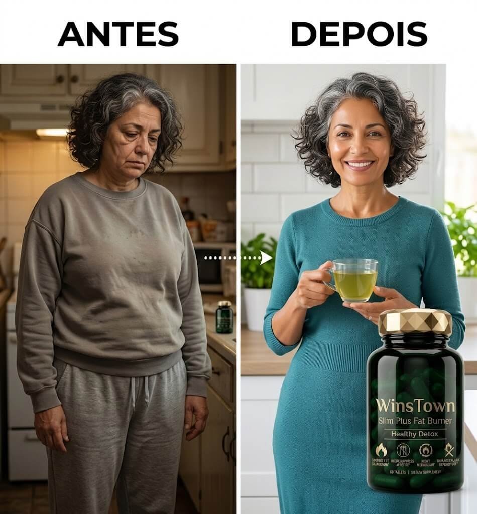Antes e depois - transformacao de mulher senior com WinsTown Slim Plus Fat Burner