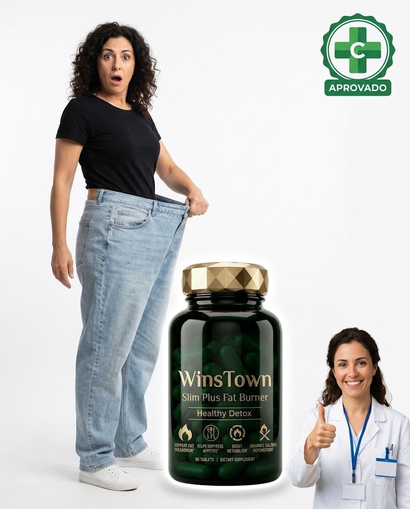 SlimPlus™ Fat Burner - Embalagem do suplemento com 60 comprimidos