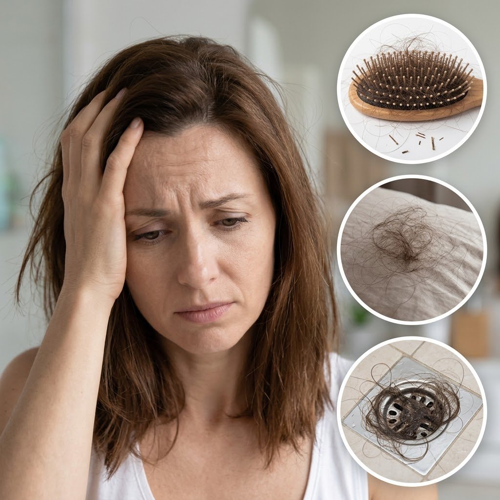 Caída de cabello diaria