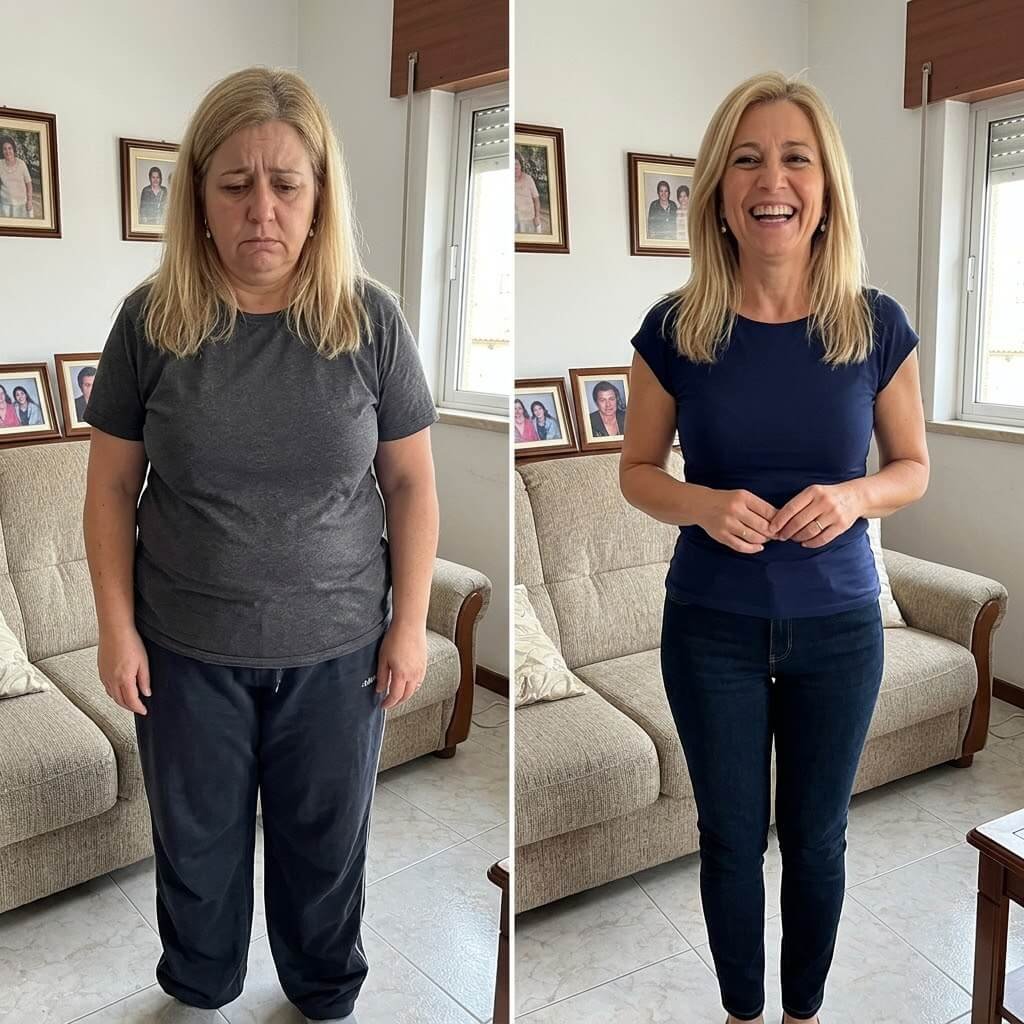 Cliente Beatriz M. - Antes e Depois do uso do Fat Burning Shapewear