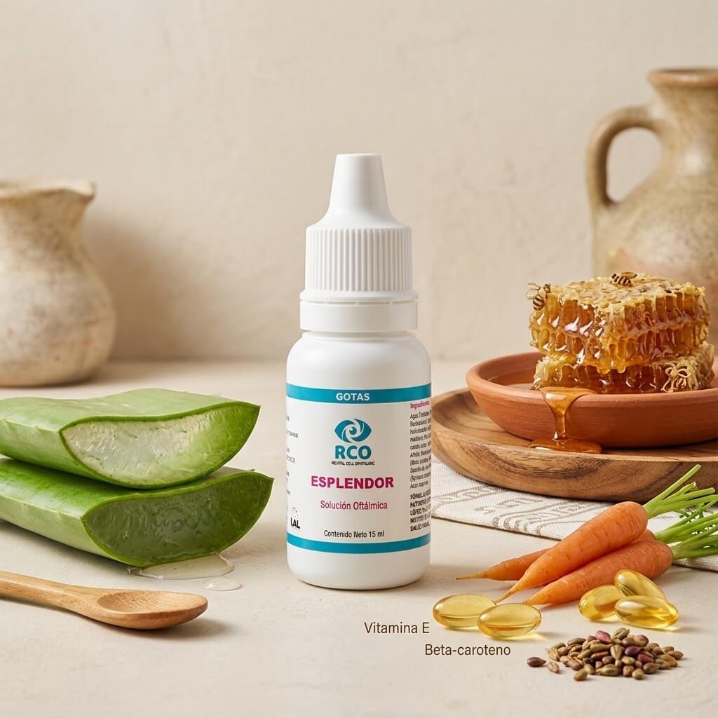 Ingredientes naturales: Aloe vera, miel Melipona, vitamina E