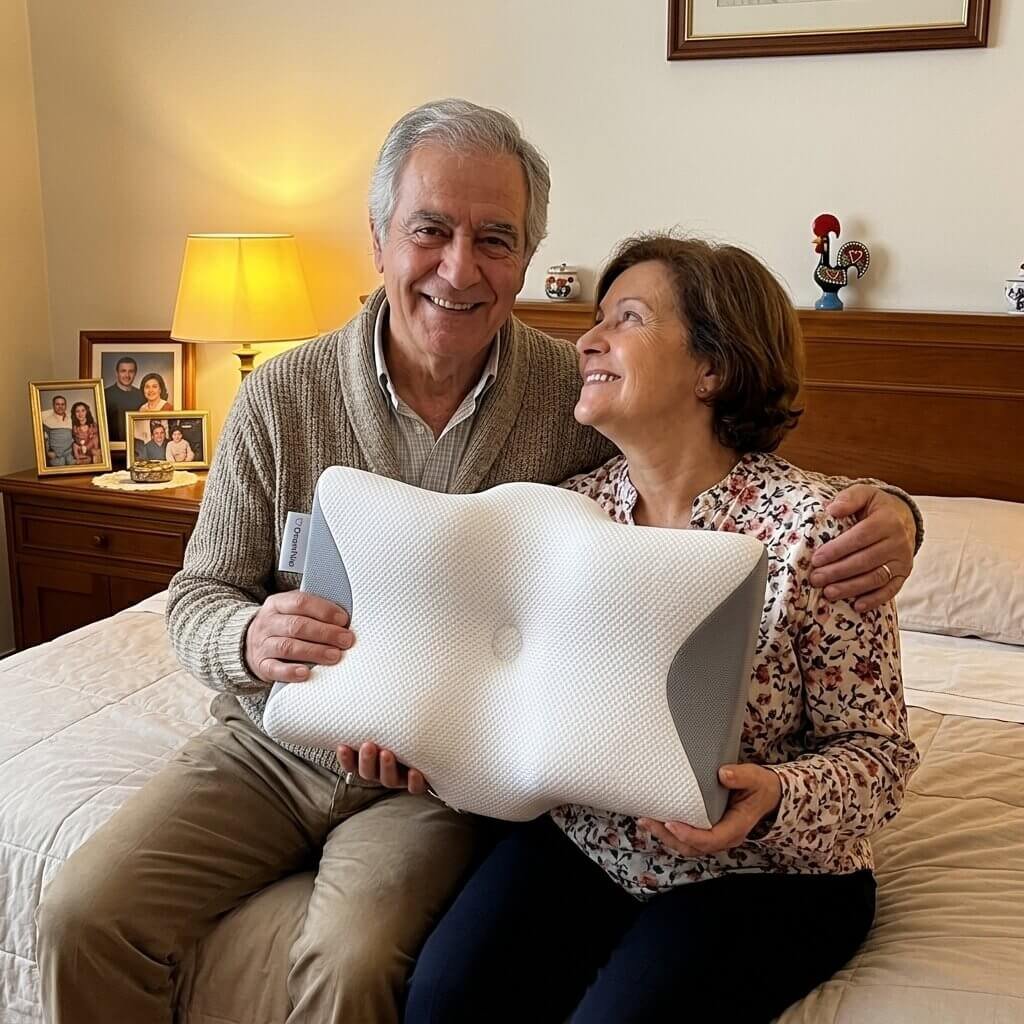Antonio S. con la Almohada Ortopédica