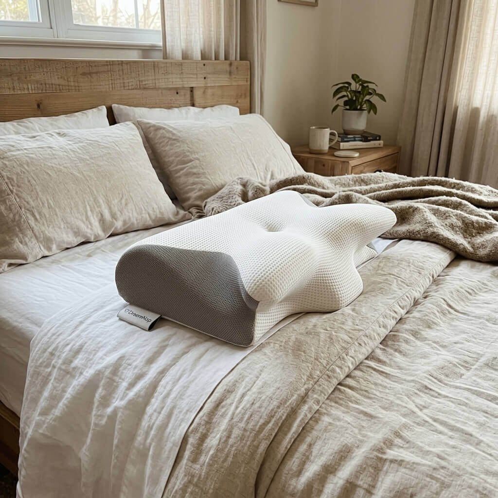 Sofía R. con la Almohada Ortopédica