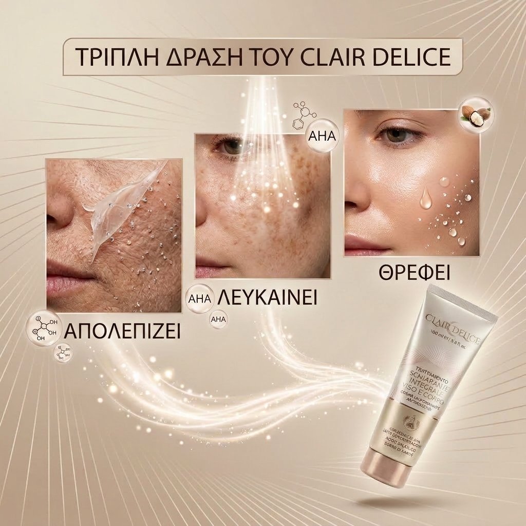 Φόρμουλα Clair Delice με Τεχνολογία TRI-CLEAR